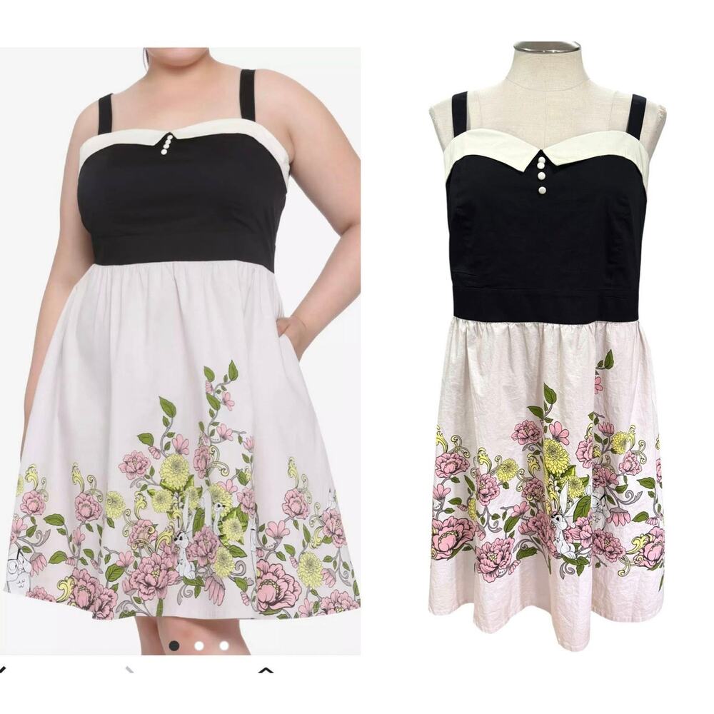 Disney Her Universe Plus Size 5 Sleeping Beauty Briar Rose Rockabilly‎ Dress 5X